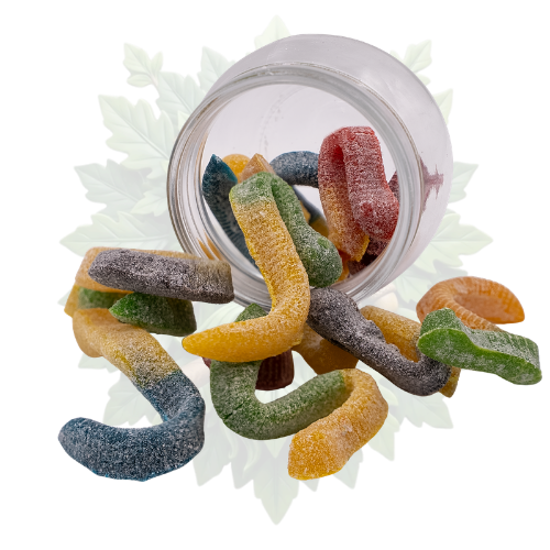 Sour Wacky Worms (800MG)